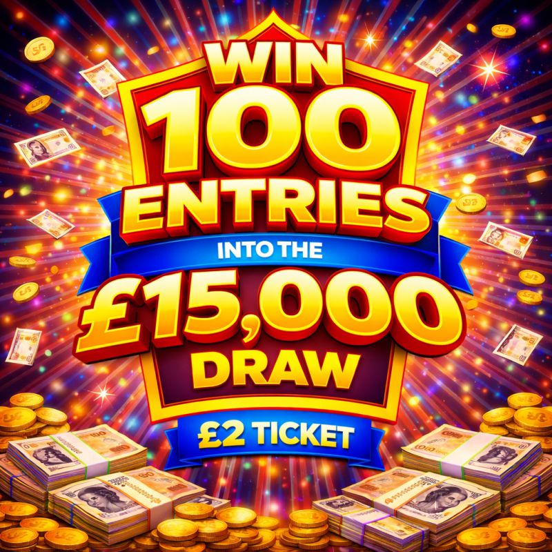 £2 Mini Draw - 100 Entries to £1K