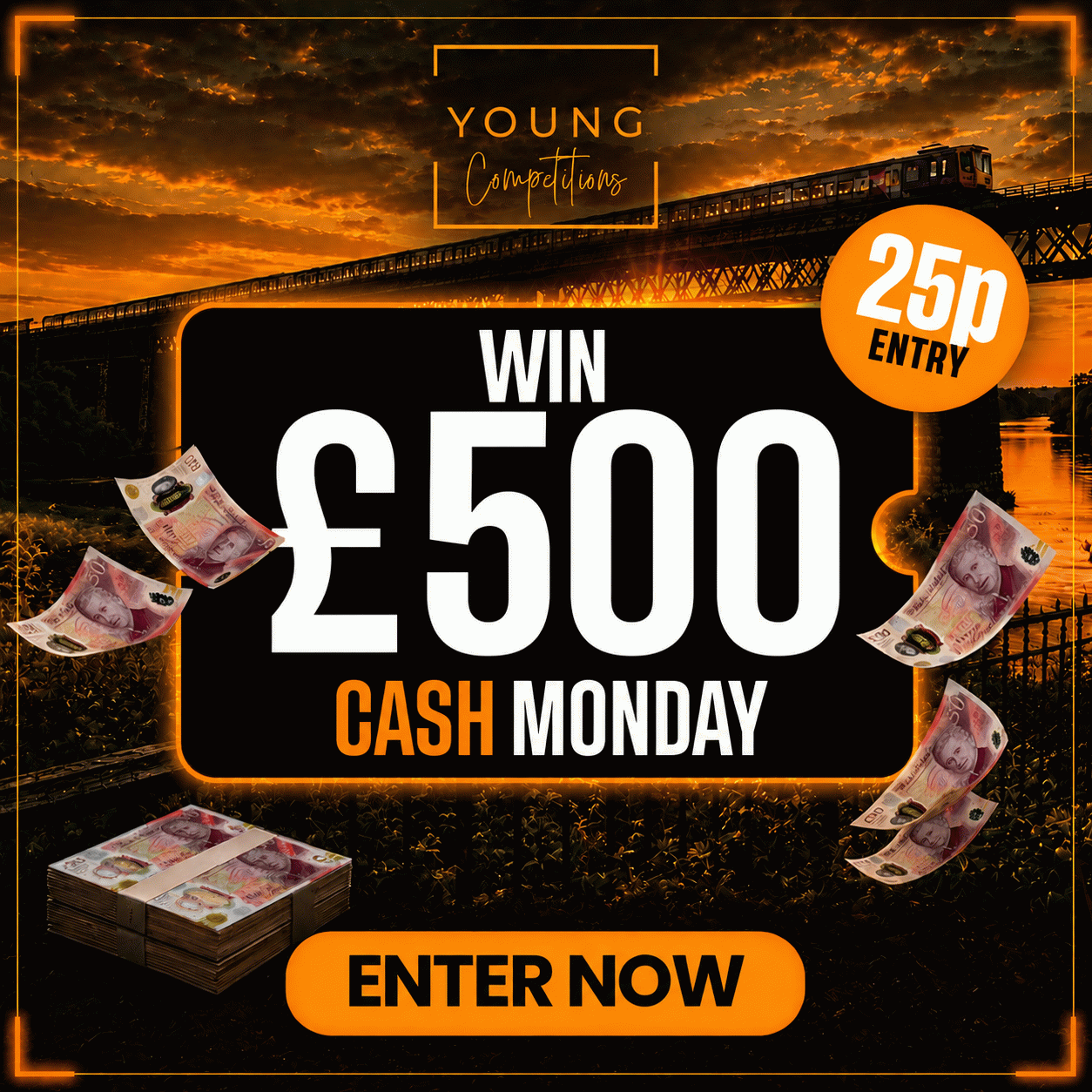 £500 CASH MONDAY