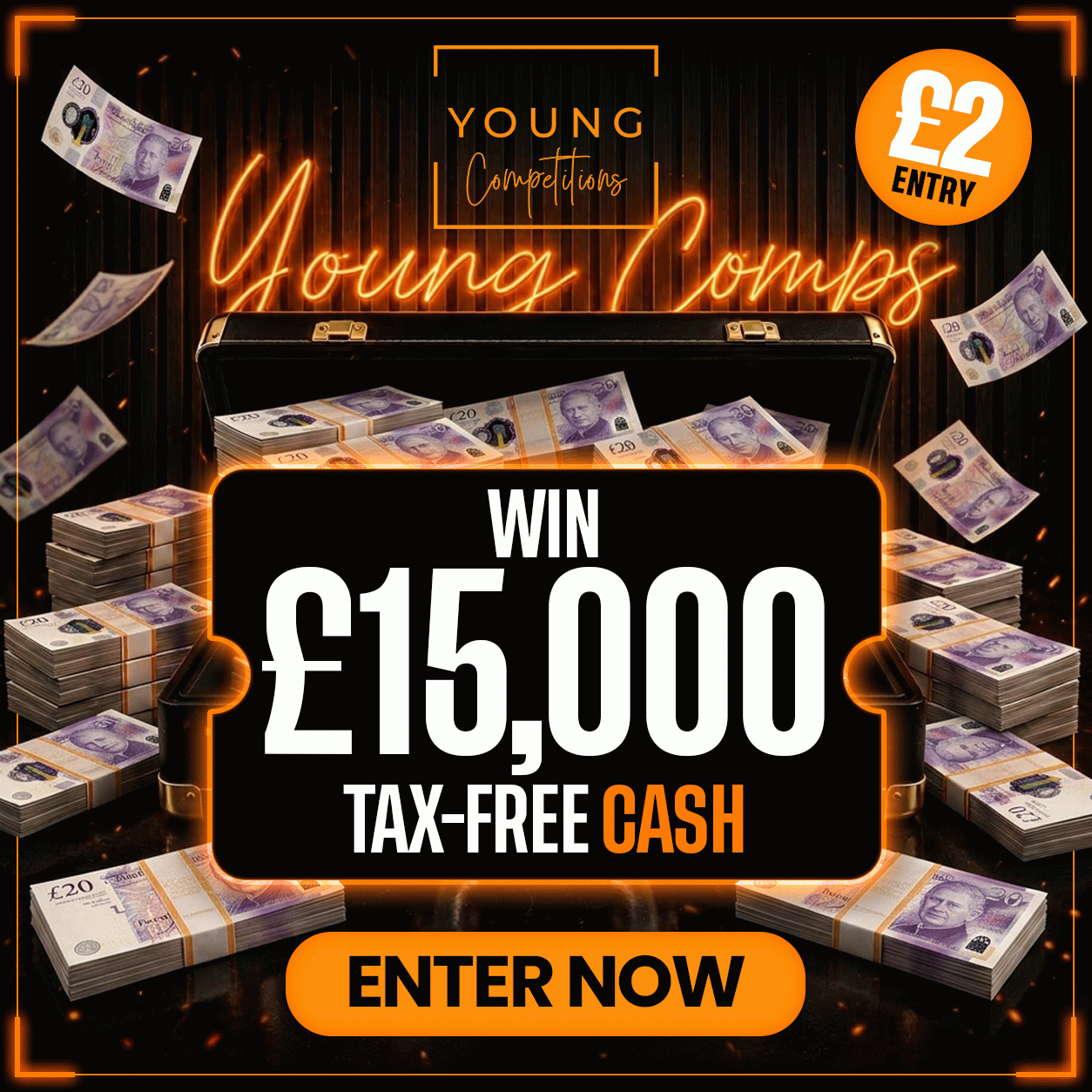 £15,000 CASH DRAW!