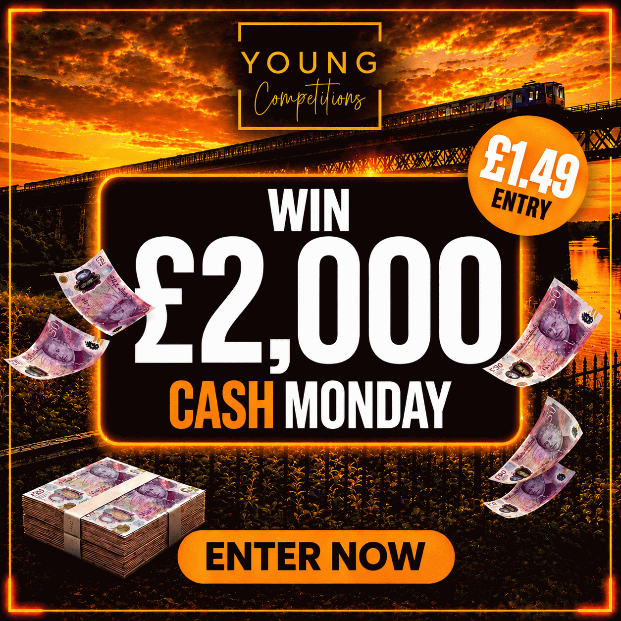 £2000 CASH MONDAY