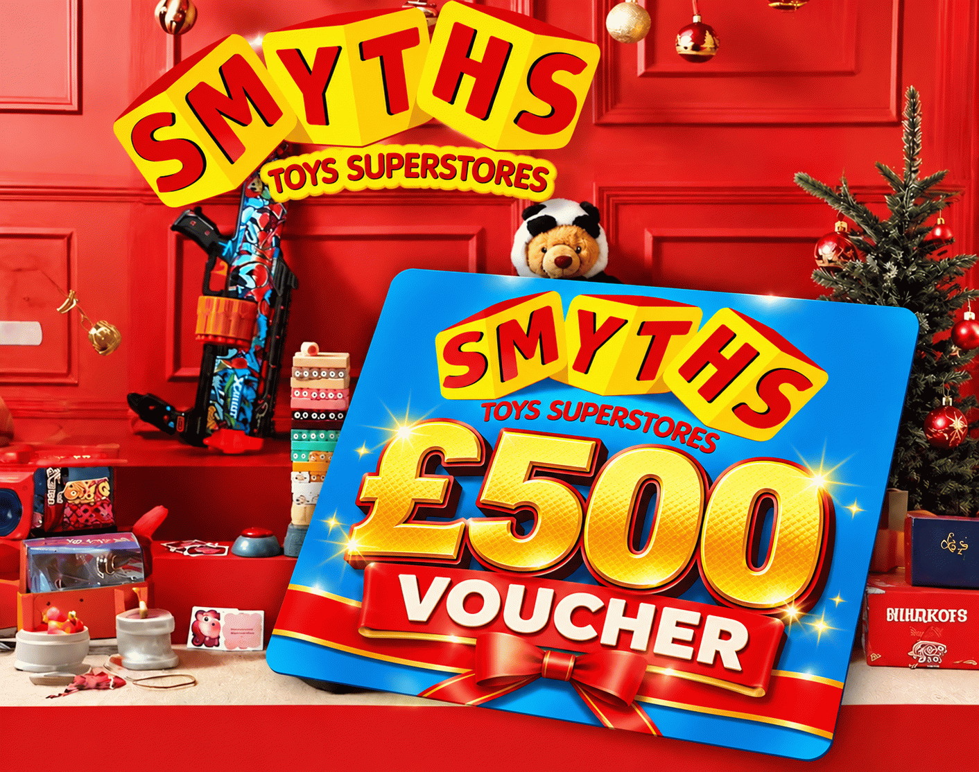 £500 SMYTHS TOY STORE VOUCHER 
