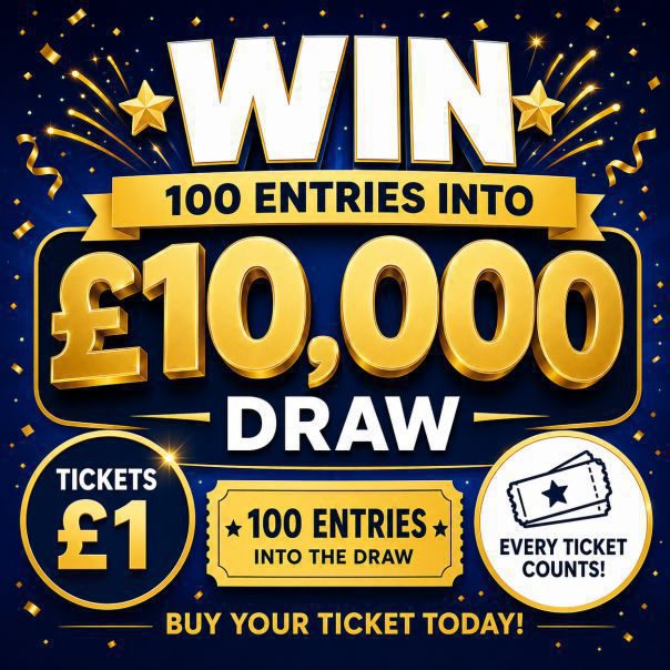 £1 Mini Draw - 100 Entries to £10K